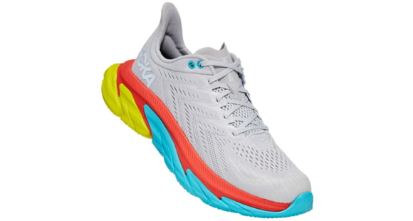 Hoka Clifton Edge Road Running Shoes - Men's, Lunar Rock/White, 9.5, 1110510-LRWH-09.5
