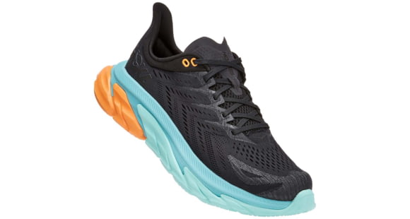 Hoka Clifton Edge Road Running Shoes - Men's, Black/Aquarelle, 13, 1110510-BAQR-13