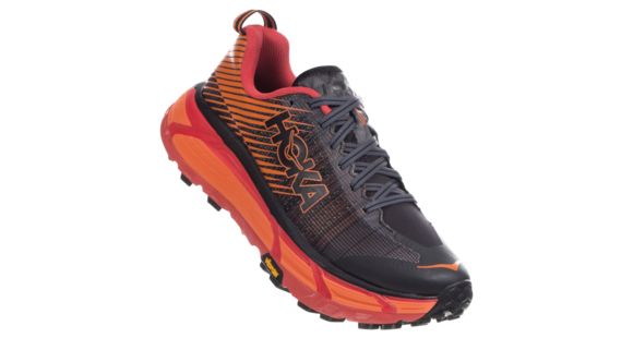Hoka Evo Mafate 2 Running Shoes - Men's, Black / Poppy Red, 10, 1105591-BPRD-10