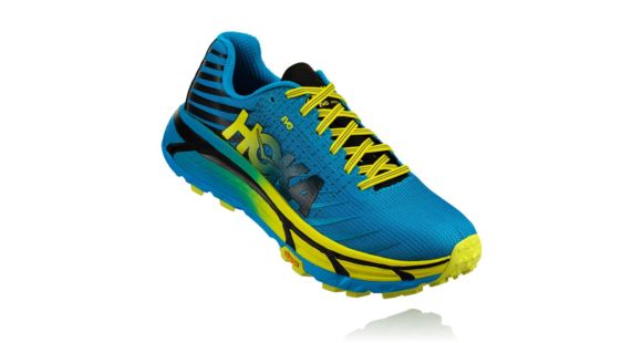 Hoka Evo Mafate Trail Running Shoes - Men's, Cyan/Citrus, Medium, 11, 1091575-CCTRS-11