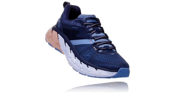 Hoka Gaviota 2 Road Running Shoes - Women's, Mood Indigo/Dusty Pink, Medium, 8.5, 1099630-MIDP-8.5