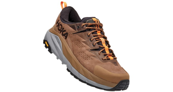 Hoka Kaha Low GTX Hiking Shoes - Men's, Otter/Persimmon Orange, 8, D, 1118586-OPOR-08D