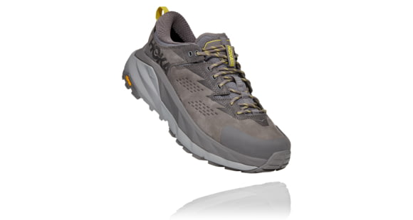 Hoka Kaha Low GTX Shoes - Men's, Charcoal Gray/Green Sheen, 8D, 1118586-CGGS-08D