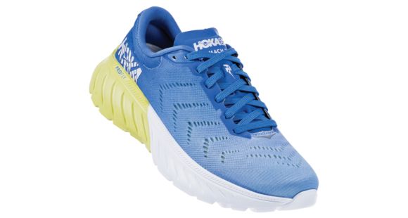 Hoka Mach 2 Running Shoes - Women's, Palace Blue / Lime Sherbet, Medium, 9.5, 1099722-PBLSB-09.5