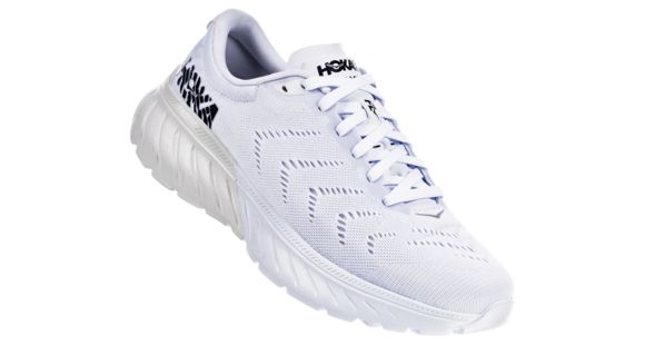 Hoka Mach 2 Running Shoes - Women's, White / Black, Medium, 10, 1099722-WBLC-10D