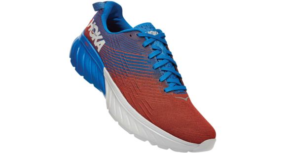 Hoka Mach 3 Road Running Shoes - Men's, Imperial Blue/Mandarin Red, 10.5, 1106479-IBMR-10.5