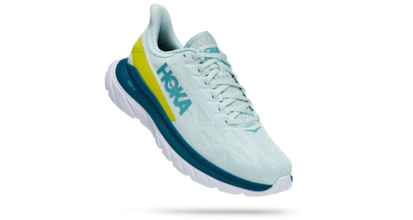 Hoka Mach 4 Road Running Shoes - Men's, Blue Glass / Evening Primrose, 8.5D, 1113528-BGEPR-08.5D