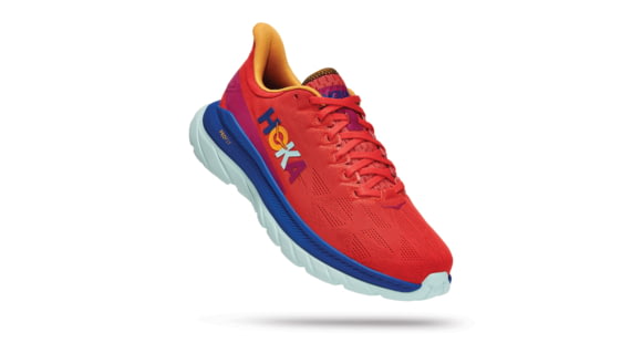 Hoka Mach 4 Road Running Shoes - Men's, Fiesta / Bluing, 11.5D, 1113528-FBLN-11.5D