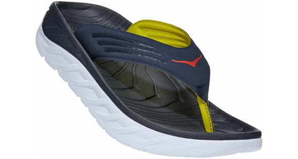 Hoka Ora Recovery Flip Shoes - Men's, Ombre Blue/Fiesta, 13, 1099675-OBFS-13