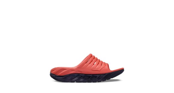Hoka Ora Recovery Slide 2 Casual Sandals - Women's, Ebony/Emberglow, Medium, 5, 1099674-EEMB-5