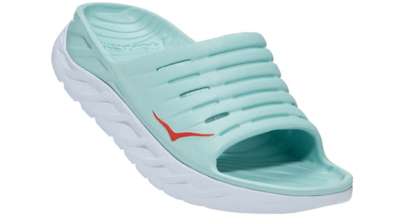 Hoka Ora Recovery Slide - Women's, Eggshell Blue/White, 11, 1099674-EBWH-11