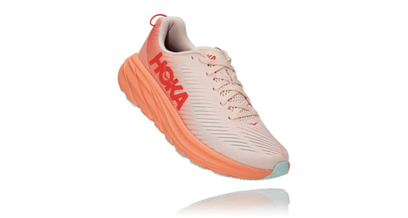 Hoka Rincon 3 Road Running Shoes - Women's, Silver Peony/Cantaloupe, 7, B, 1119396-SPCN-07B