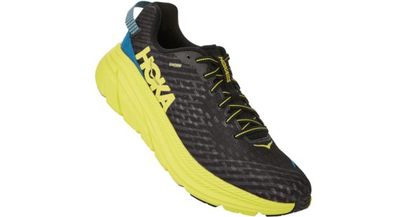 Hoka Rincon Road Running Shoes - Men's, Black/Citrus, 14 US, 1102874-BCTRS-14