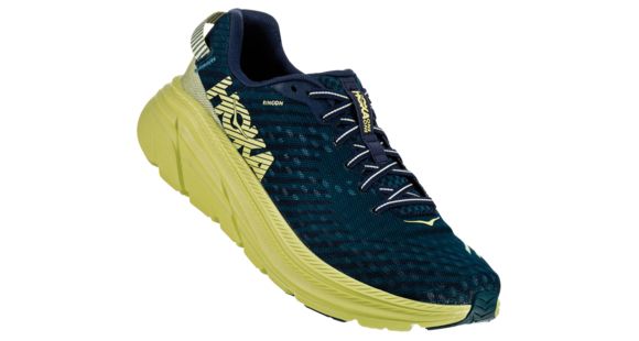 Hoka Rincon Running Shoes - Men's, Deep Teal / Lime Sherbet, Medium, 14, 1102874-DTLSH-14
