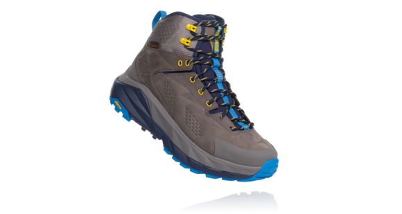 Hoka Sky Kaha Hiking Shoes - Men's, Charcoal Grey / Blue, Medium, 9.5, 1099637-CGYB-09.5D