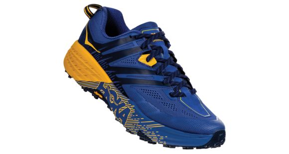 Hoka Speedgoat 3 Running Shoes - Men's, Galaxy Blue / Old Gold, Medium, 7.5, 1099733-GBOG-07.5