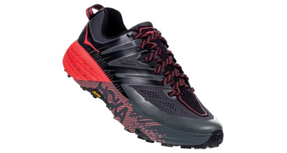 Hoka Speedgoat 3 Running Shoes - Women's, Dark Shadow / Poppy Red, Medium, 10.5, 1099734-DSPRD-10.5
