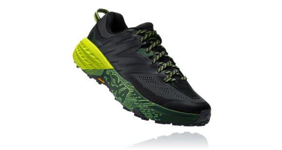 Hoka Speedgoat 3 Trail Running Shoes - Men's, Ebony/Black, Medium, 10.5, 1099733-EBLC-10.5