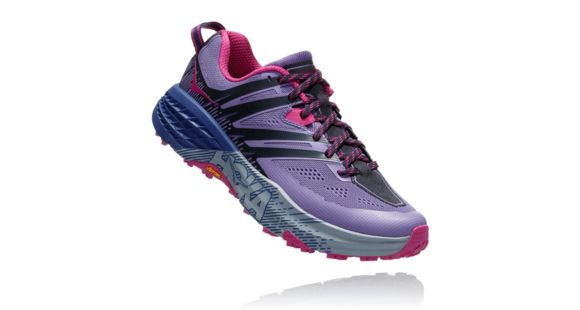 Hoka Speedgoat 3 Trail Running Shoes - Women's, Paisley Purple/Ebony, Medium, 11, 1099734-PPEB-11
