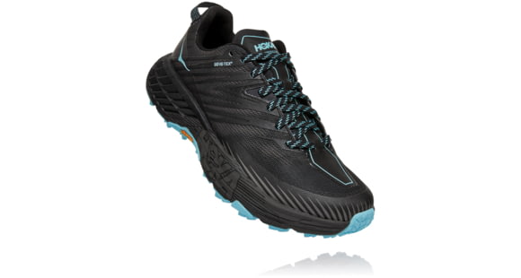 Hoka Speedgoat 4 Trail Running GTX Shoes - Women's, Anthracite / Dark Gull Grey, 9, 1106531-ADGG-09