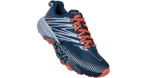 Hoka Speedgoat 4 Trailrunning Shoes - Women's, Majolica Blue/Heather, 6 US, Medium, 1106527-MBHH-06