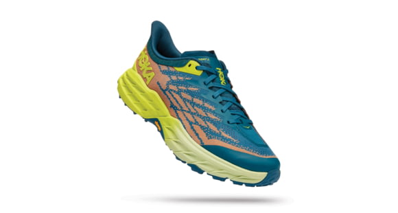Hoka Speedgoat 5 Shoes - Men's, Blue Coral / Evening Primrose, 7D, 1123157-BCEP-07D
