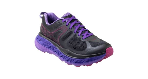 Hoka Stinson Atr 5 Trail Running Shoes - Women's, Ebony/Very Berry, Medium, 9.5, 1099730-EVBR-9.5