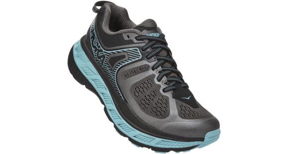 Hoka Stinson ATR 5 Trailrunning Shoes - Women's, Anthracite/Antigua Sand, 6 US, 1099730-AASN-6