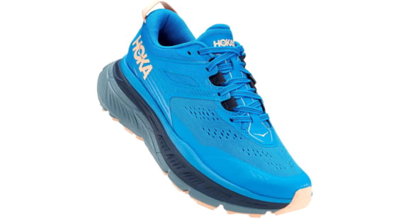Hoka Stinson ATR 6 Trailrunning Shoes - Women's, Indigo Bunting/Bleached Apricot, 6.5 US, Medium, 1110507-IBBA-06.5