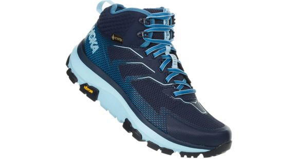 Hoka Toa GTX Shoes - Women's, Black Iris/Aquamarine, 8, 1112033-BIAQ-08