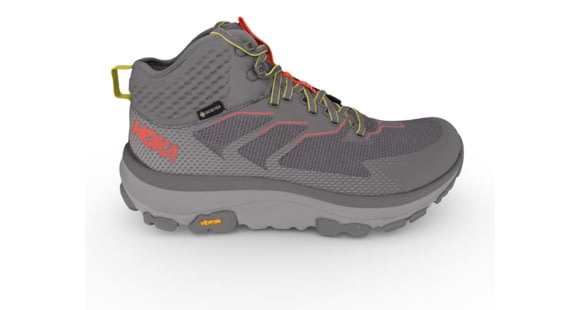 Hoka Toa GTX Hiking Shoes - Men's, Charcoal Gray/Fiesta, 11.5, 1112032-CGFS-11.5