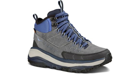 Hoka Tor Summit Mid WP Hiking Boot - Women's-Steel Grey/Hydrangea-Medium-9
