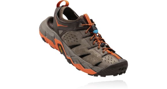 Hoka Tor Trafa Watersport Shoe - Men's-Brindle/Red Orange-Medium-9.5