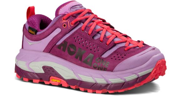 Hoka Tor Ultra Low Waterproof Hiking Shoe - Women's-Pink/Mauve-Medium-7.5