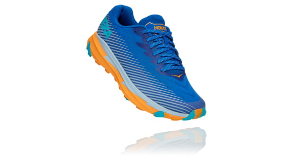 Hoka Torrent 2 Trail Running Shoes - Men's, Turkish Sea/Saffron, 11.5, 1110496-TSSF-11.5