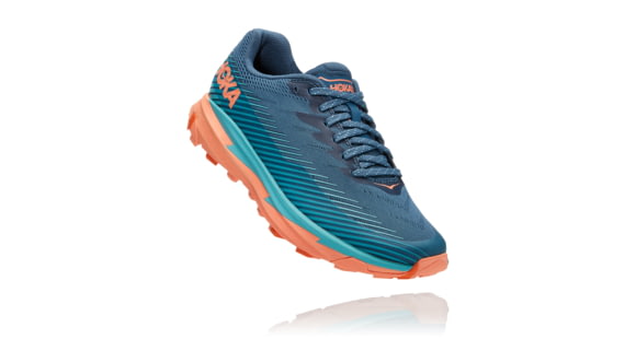 Hoka Torrent 2 Trail Running Shoes - Women's, Real Teal/Cantaloupe, 7, 1110497-RTCN-07