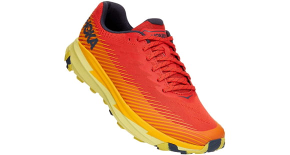 Hoka Torrent 2 Trail Running Shoes - Men's, Fiesta/Saffron, 11, 1110496-FSFF-11