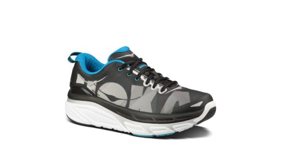 Hoka Valor Road Running Shoe - Men's-Black/Cyan-Medium-9.5 US