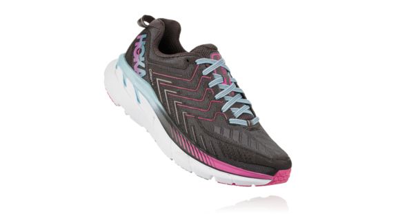 Hoka Women's Clifton 4 Road Running Shoe, Castle Rock/Asphalt, 5.5 US, 1016724-CRAS-5.5