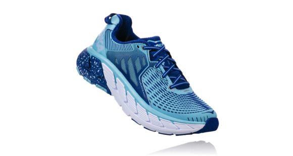 Hoka Women's Gaviota Road Running Shoe, Sky Blue/Surf The Web, 5 US, 1016303-SBSTW-5