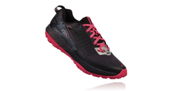 Hoka Women's Speed Instinct 2 Trail Running Shoe, Black/Azalea, 7 US, 1016800-BAZL-7