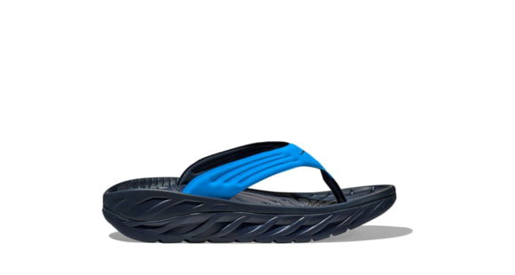 Hoka Ora Recovery Flip Shoes - Men's, Diva Blue/Outer Space, 11, 1099675-DBOSP-11