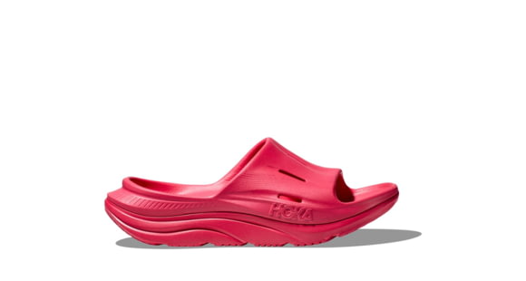 Hoka Ora Recovery Slide 3 Shoes - Unisex, Raspberry/Raspberry, 06/08, 1135061-RRSP-06/08