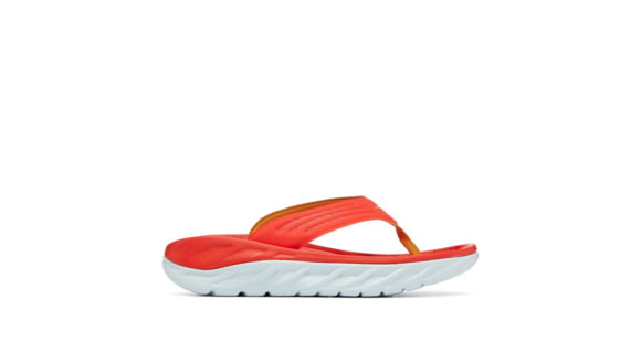 Hoka Recovery Flip - Mens, Fiesta / Amber Yellow, 11, 1099675-FAYW-11