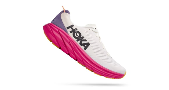 Hoka Rincon 3 Road Running - Womens, Blanc De Blanc/Eggnog, 7.5B, 1119396-BDBE-07.5B