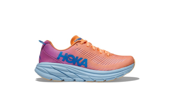 Hoka Rincon 3 Road Running - Womens, Mock Orange/Cyclamen, 9.5B, 1119396-MOCY-09.5B