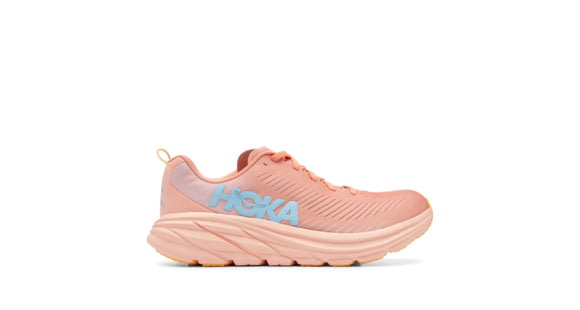 Hoka Rincon 3 Wide Road Running - Womens, Shell Coral / Peach Parfait, 07D, 1121371-SCPP-07D