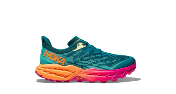 Hoka Speedgoat 5 Trailrunning Shoes - Womens, Deep Lake/Ceramic, 9B, 1123158-DLCR-09B