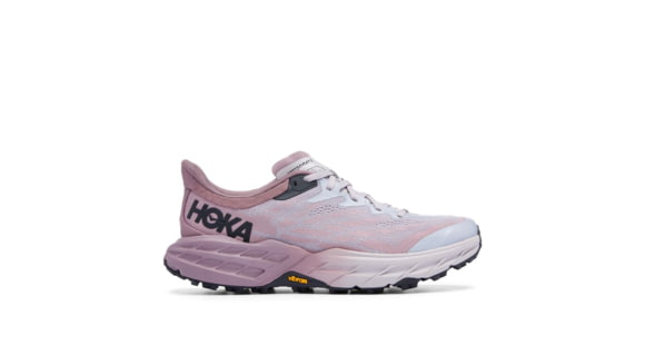 Hoka Speedgoat 5 Trailrunning Shoes - Womens, Elderberry / Lilac Marble, 08B, 1123158-ELMR-08B