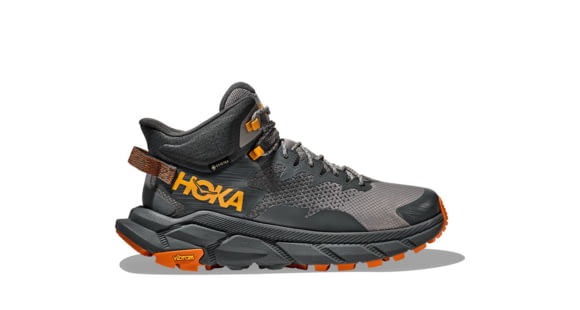 Hoka Trail Code GTX Shoes - Men's, Castlerock/Persimmon Orange, 12, 1123165-CPOR-12D